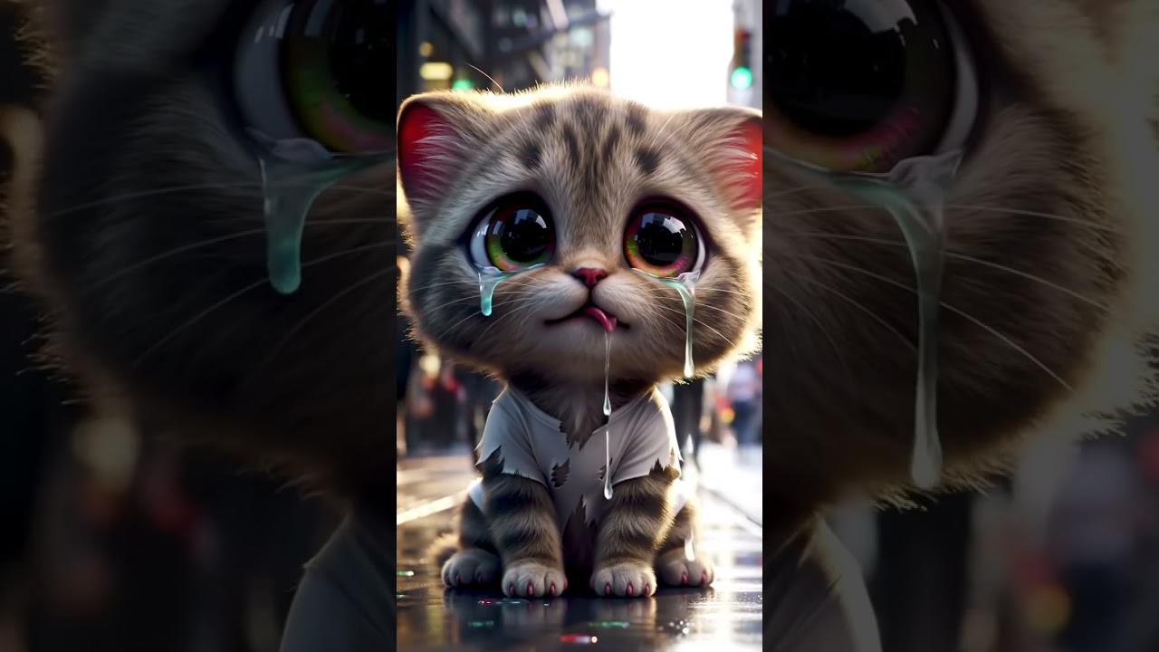 gatito triste 😭 #gato #cat #shorts