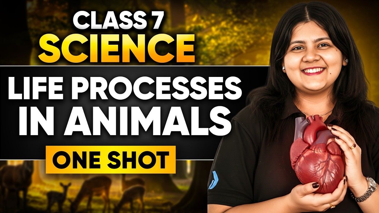 Class 7 Science | 🔴Live One Shot: Life Processes in Animals | Isha Ma’am | Infinity Learn #class7