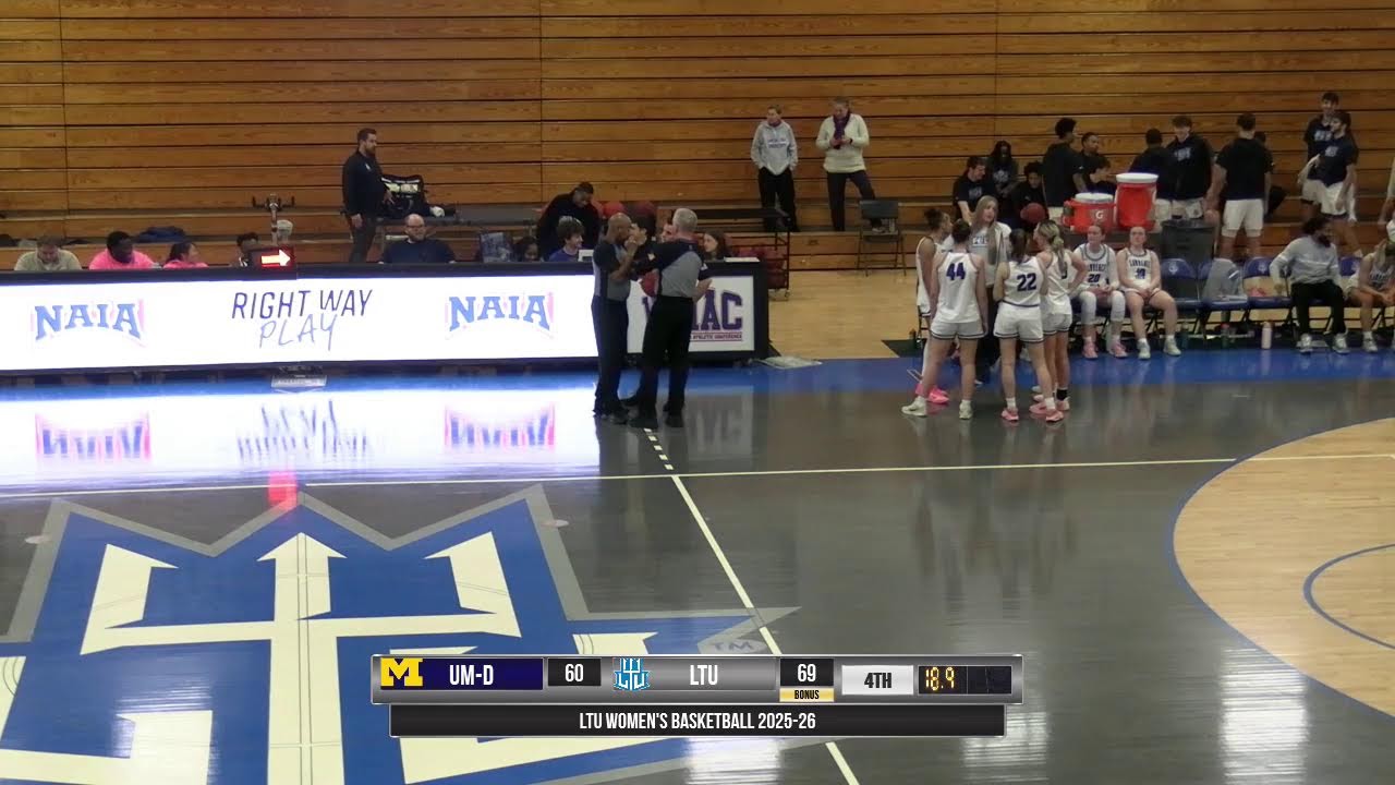 LTU Women's Basketball | LTU vs University of Michigan-Dearborn | 1-21-26