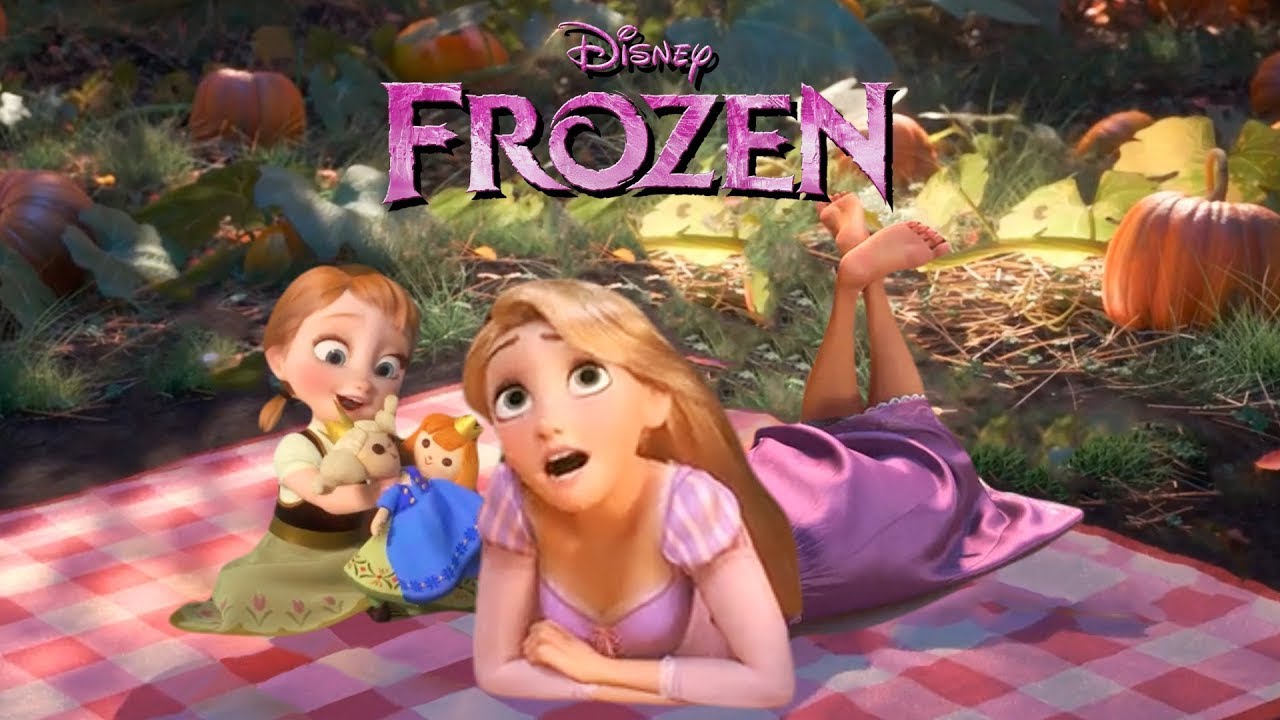 Rapunzel plays with baby Anna | Frozen 3 [Anna Daughter - Fanmade Scene]