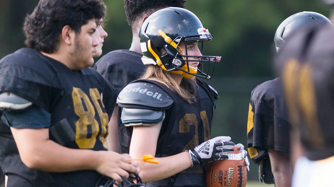 Meet Chapel Hill High School’s Brooklyn Harker, who plays three positions on varsity football team