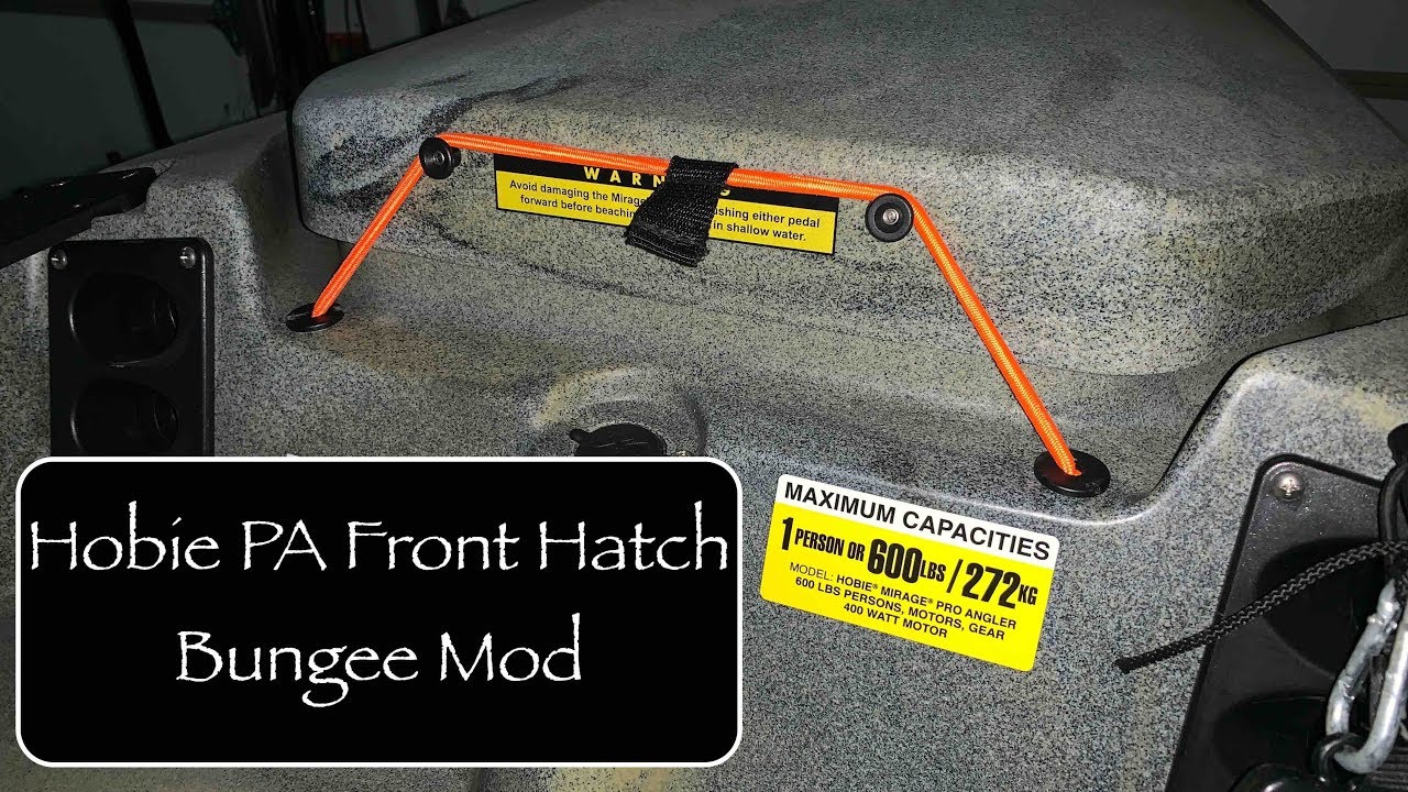 Hobie PA Front Hatch Bungee Mod