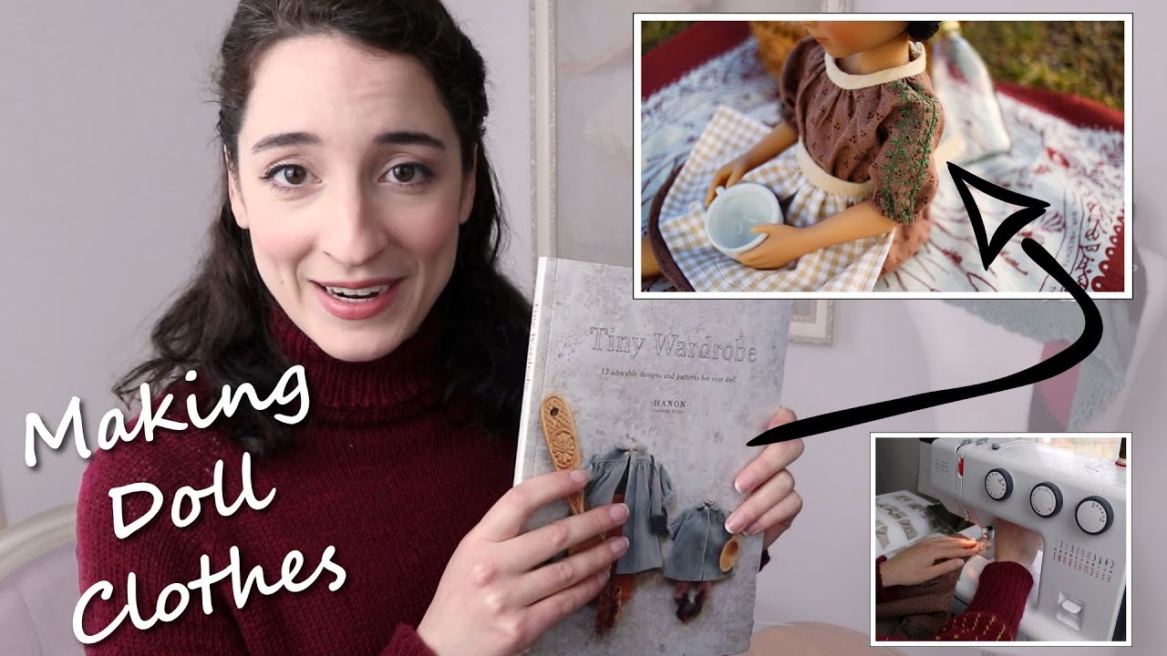 Making doll clothes from Tiny Wardrobe by Hanon - follow my process when adapting a pattern