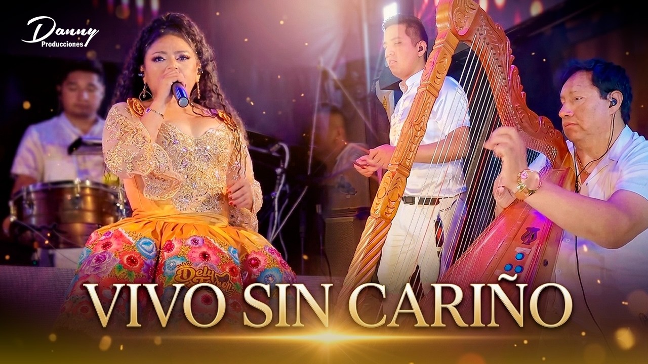 EDGAR CAYETANO Y SU PODER MUSICAL VOZ  DELY FERRER  - VIVO SIN CARIÑO ♫  EN CONCIERTO - 4k™✔