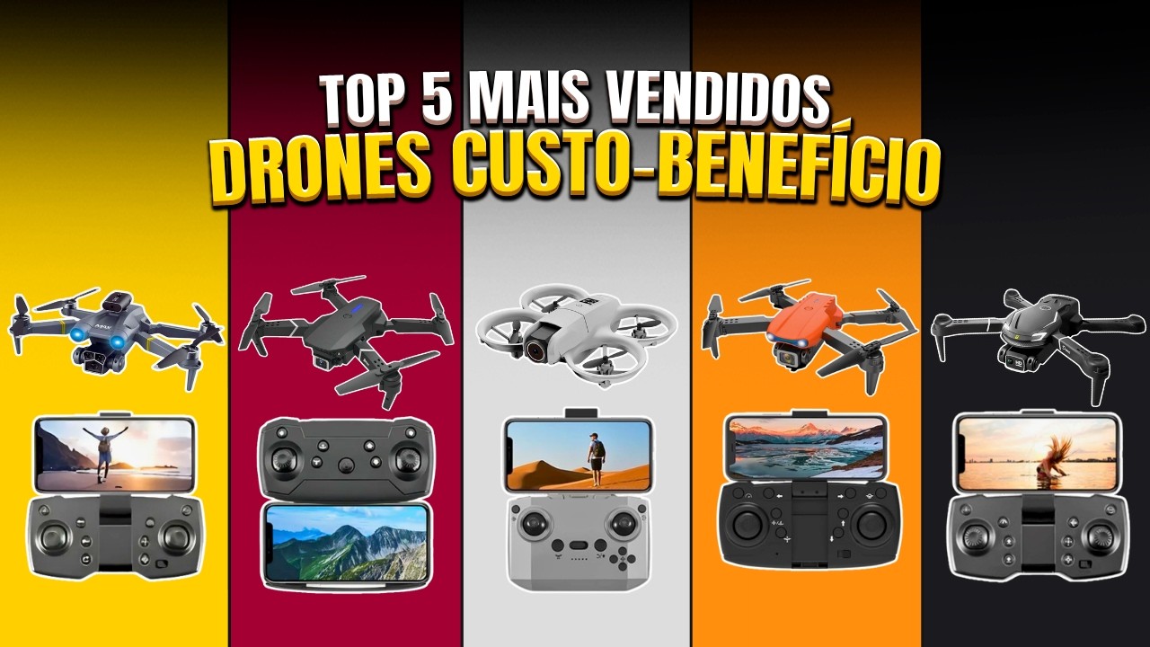 Qual DRONE Comprar em 2026? Top 5 Baratos MAIS VENDIDOS ✅
