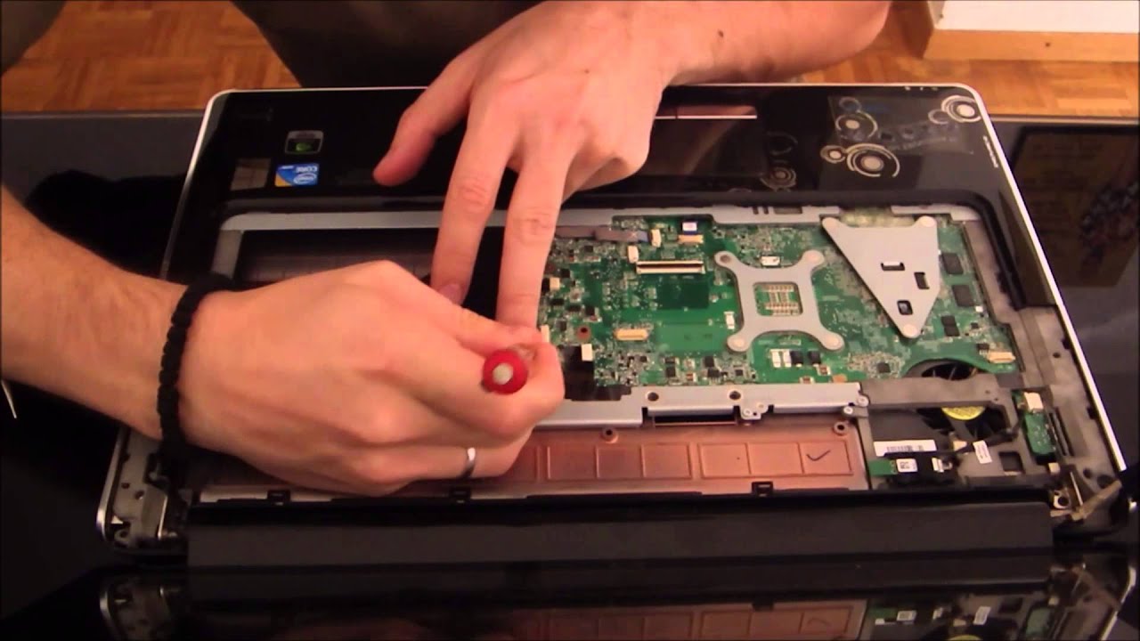 HP DV7 disassembly