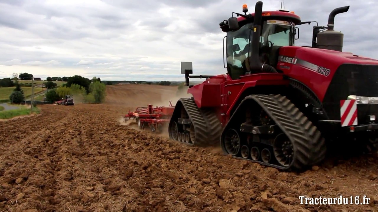 Décompactage - 2 Case IH Quadtrac 620 | Challenger MT875C