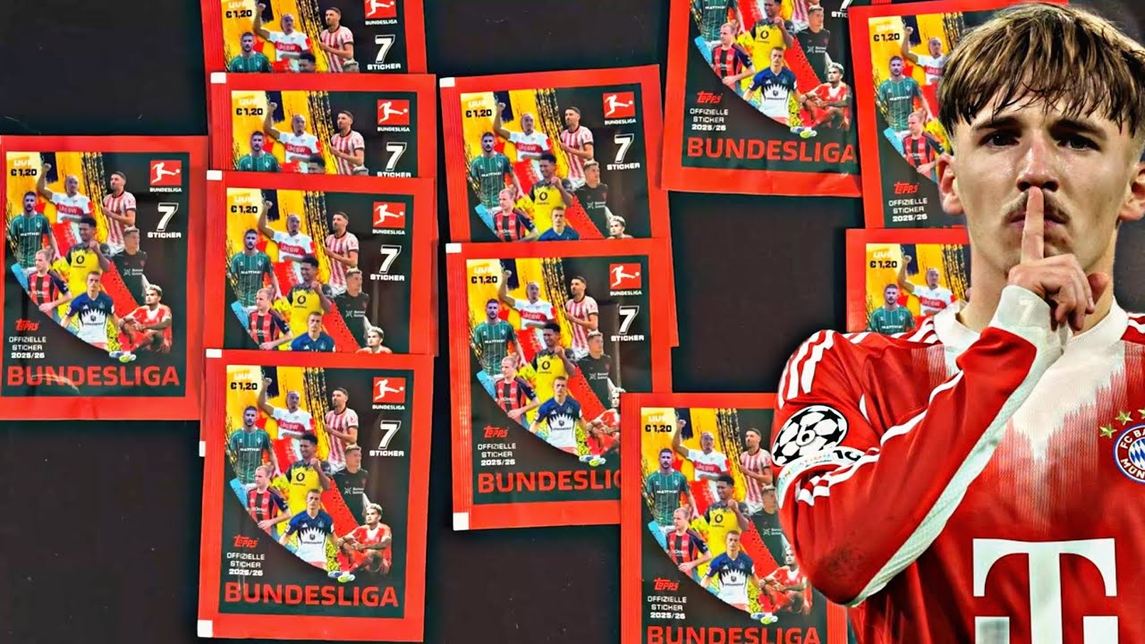 Topps Bundesliga Sticker 2025/2026 || 11 Booster 1 Team 