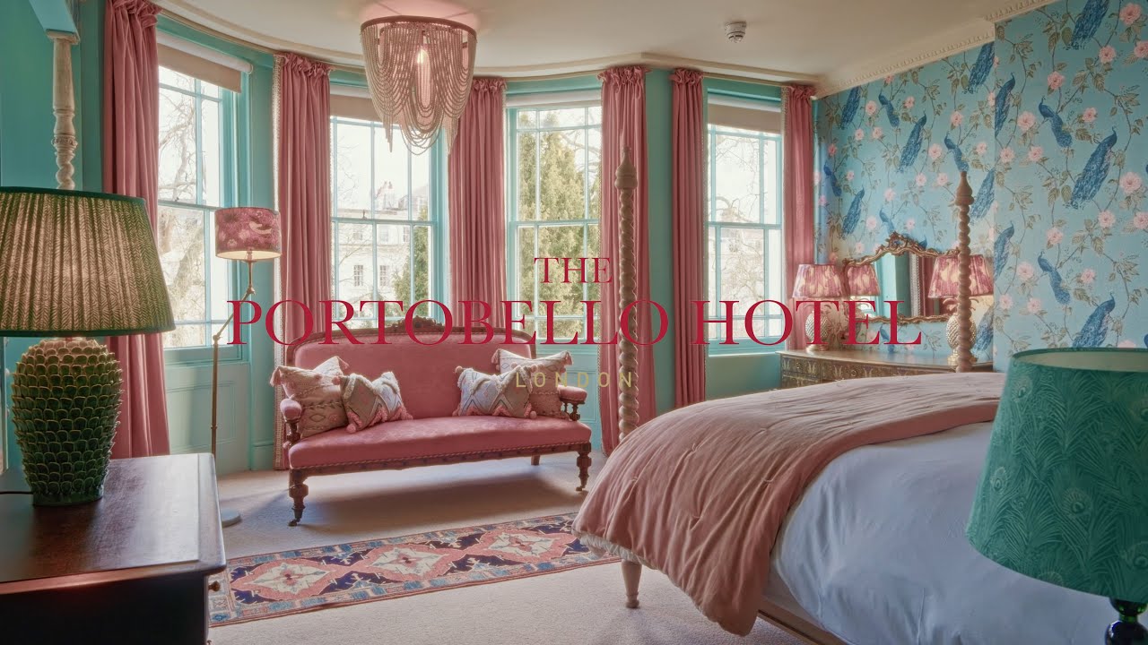 The Portobello Hotel, London | A Chic Bohemian Hotel in Notting Hill | Hotel Videographer