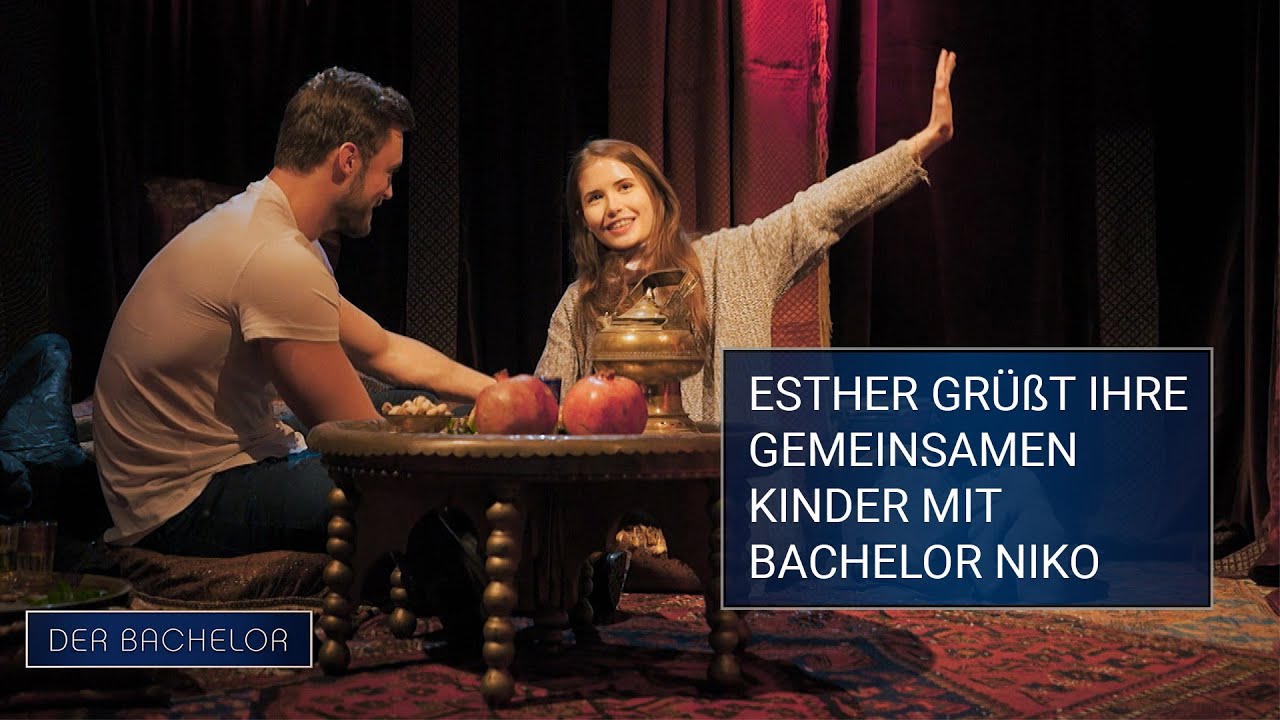 Esther gr&uuml;&szlig;t ihre gemeinsamen Kinder mit Bachelor Niko | Der Bachelor - Folge 04