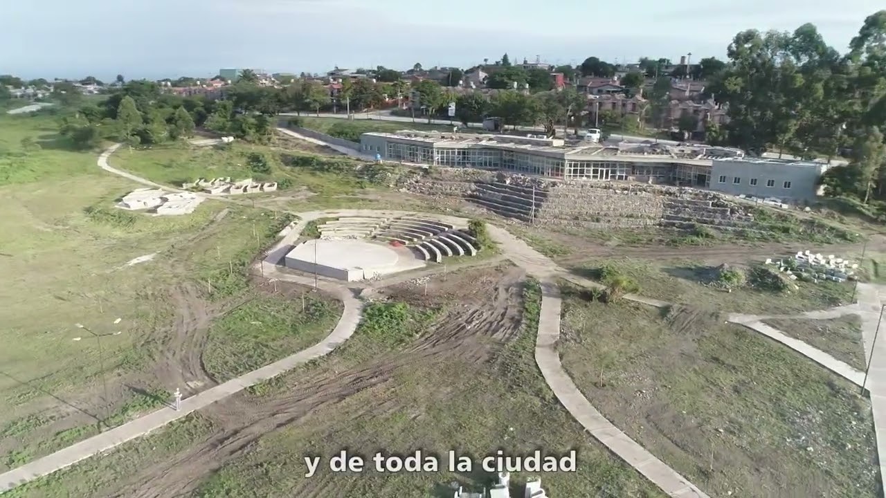 Parque Belgrano, en obras.