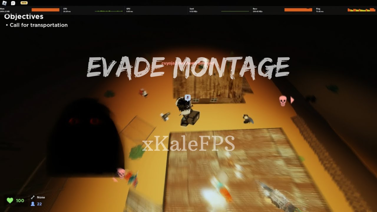 Back Again | Roblox Evade Montage (4k)