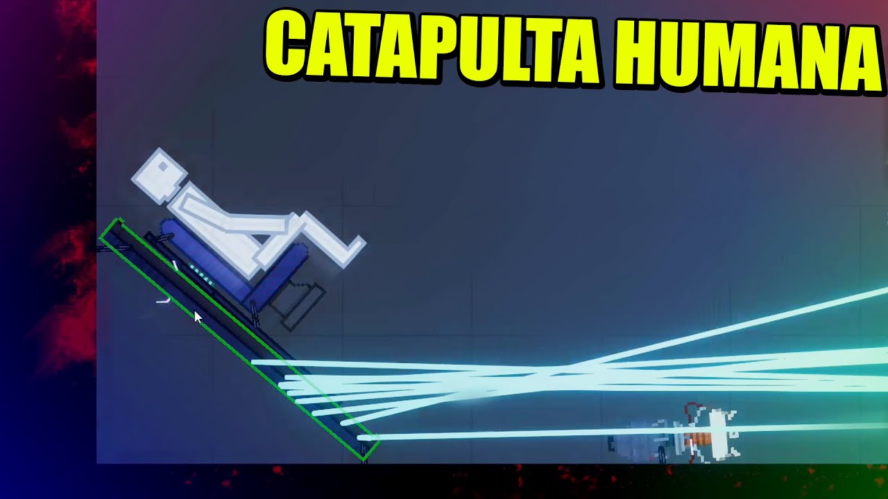 CATAPULTANDO HUMANOS - PEOPLE PLAYGROUND | Gameplay Español