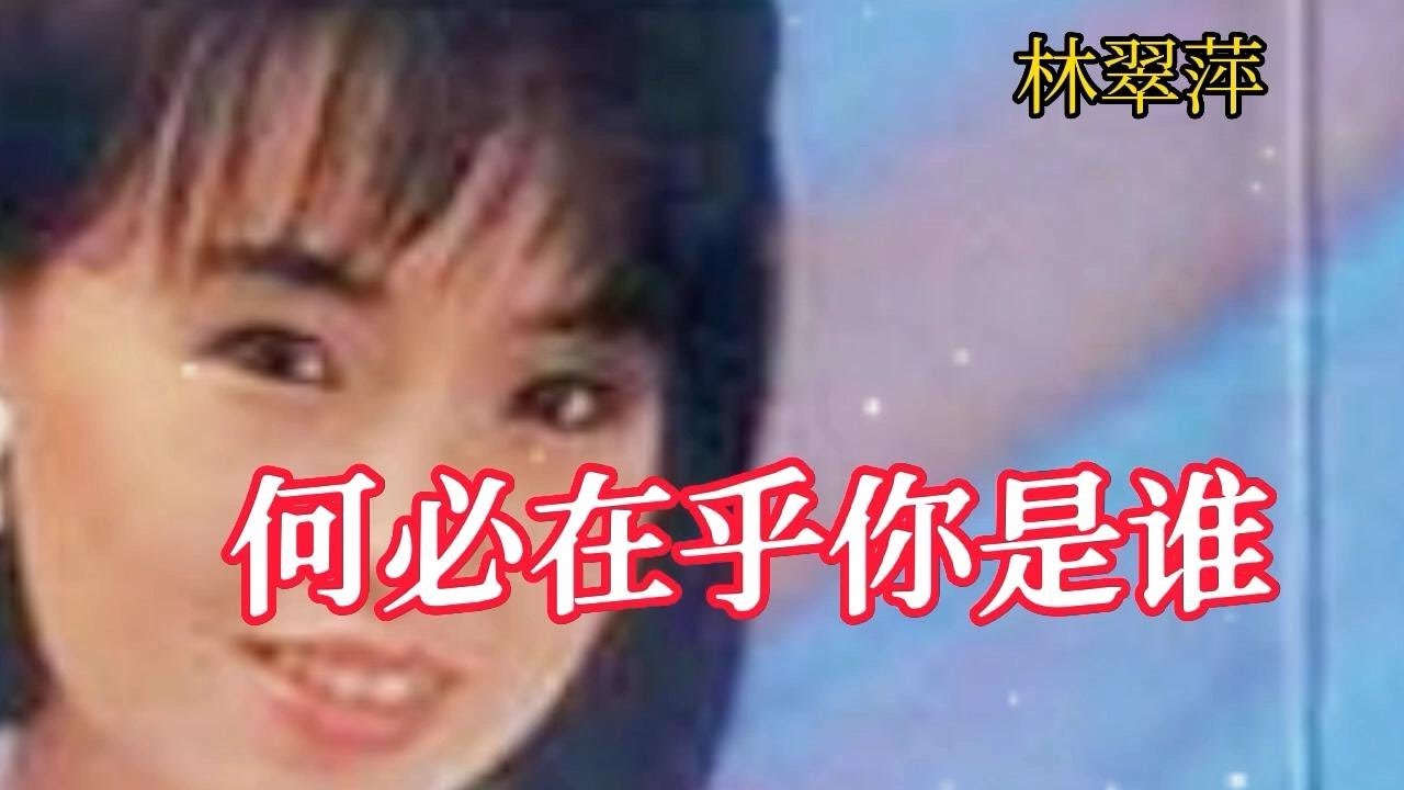 林翠萍一首《何必在乎你是谁》，歌声优美动听，令人回味！【大忙人5B4C】