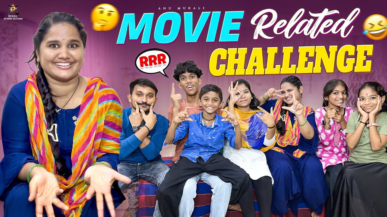 Movie related challenge-1😂🤩🎉||Anu Murali Videos||#trending #viral #comedy #funny #challenge #movie 