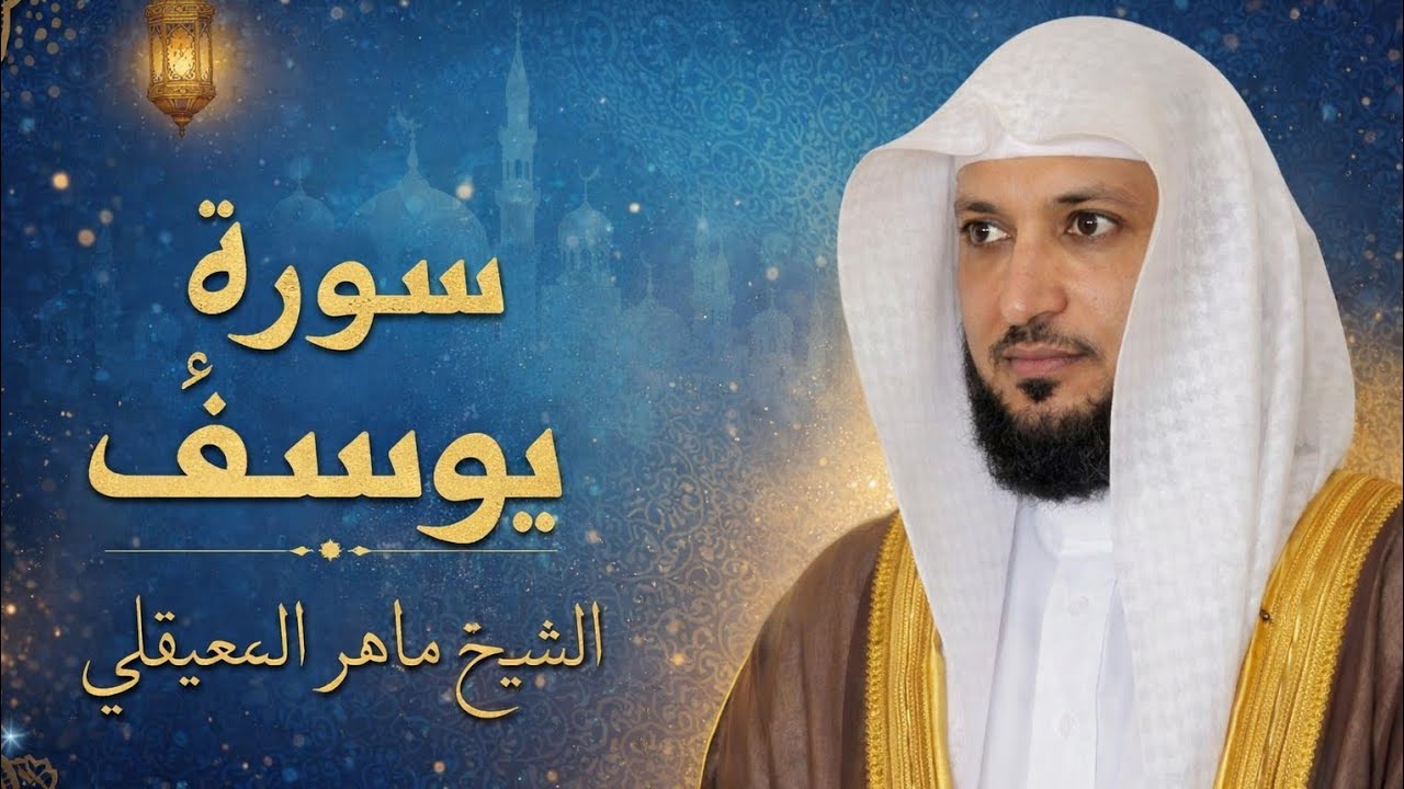 سورة يوسف كاملة بصوت خاشع يبكي القلوب | ماهر المعيقلي – تلاوة تأسر الروح وتشرح الصدر