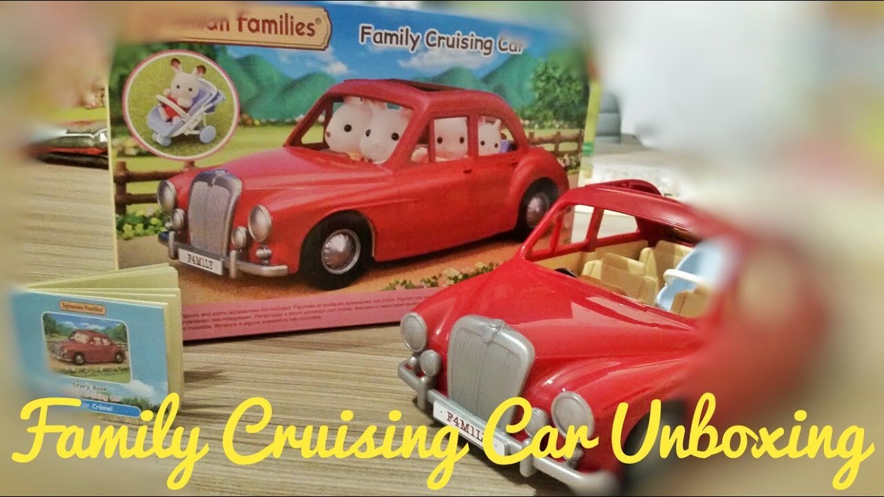 Распаковка автомобиля для семейного круизинга Sylvanian Families/Calico Critters