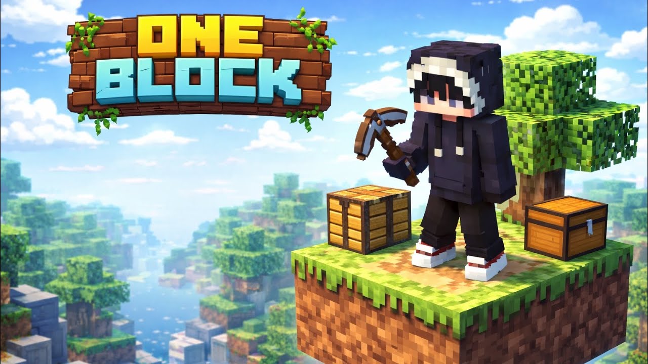 تحدي one block💣💣💣