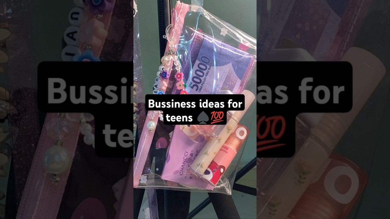Small business ideas for teens 🎀 comment for pt2 🌷#tips #aesthetic #top #trend #business #ideas