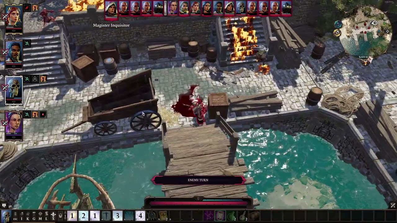 DOS2 Fort Joy Port Full Fight