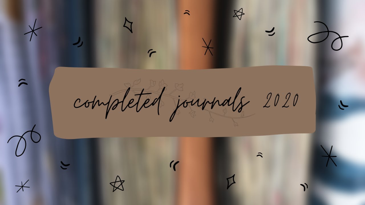completed journal collection 2020