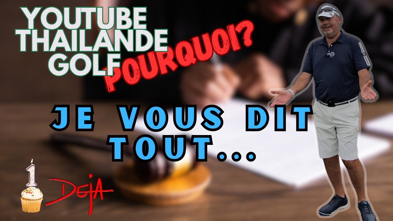 Vlog golf 49// 1 an de youtube, je vous dis tout!!