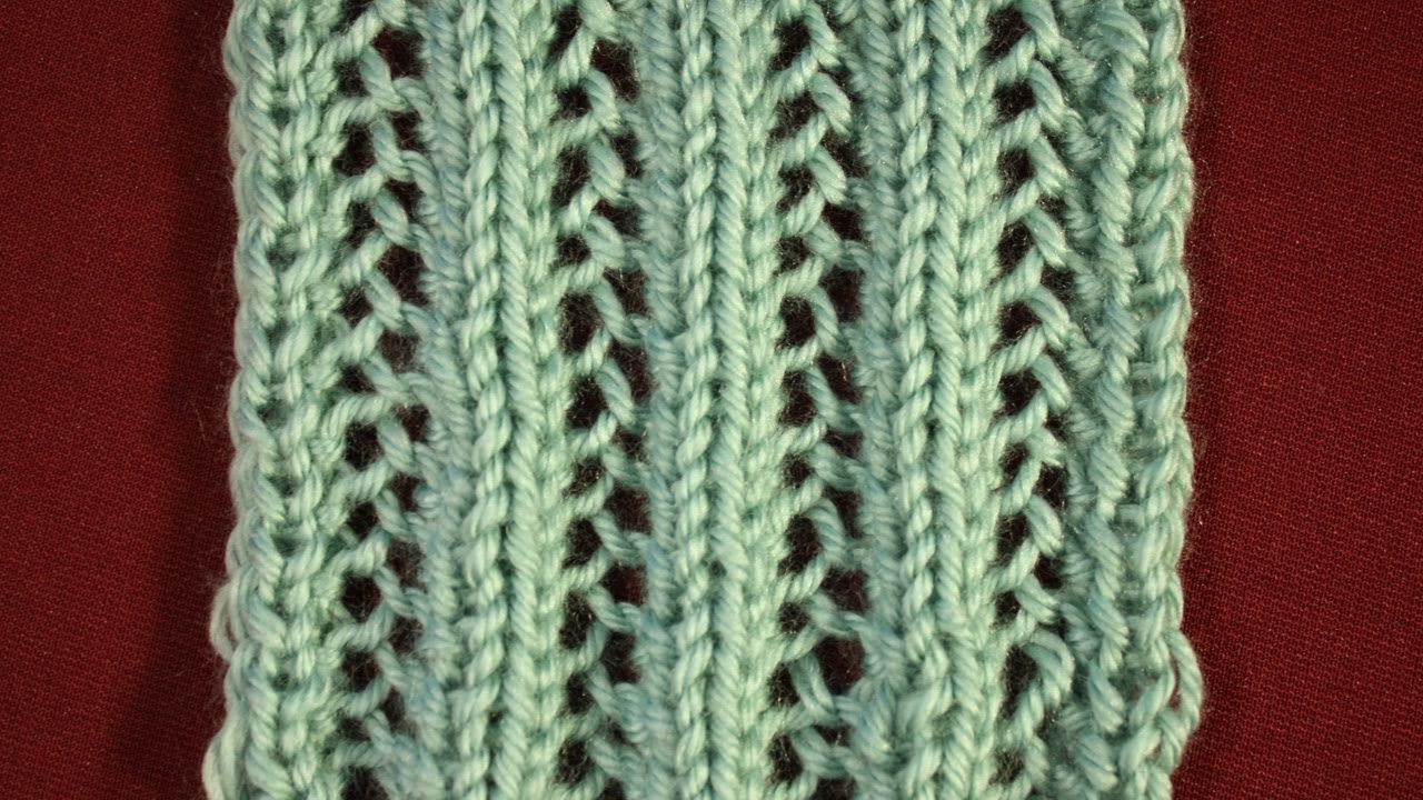 Knitting Pattern Help: Lacy Mesh Pattern Continental Method