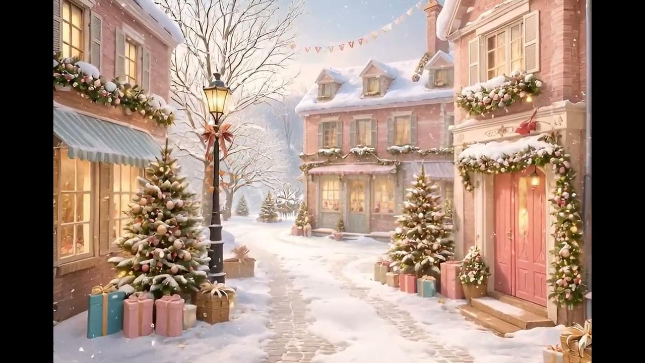 雪中的溫馨小鎮｜治癒系輕音樂 Healing Music｜學習 / 工作 / 放鬆助眠背景音