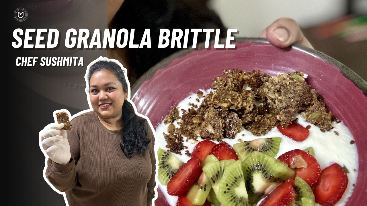 Superfood Seed Granola Brittle | Breakfast Crunch |#granola   #refinedsugarfree #highproteinsnacks