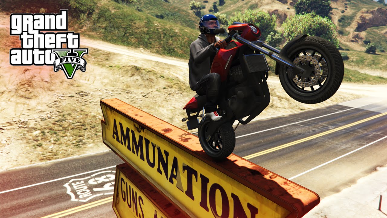 AWESOME PRECISION STUNT! - (GTA V Stunts & Fails)