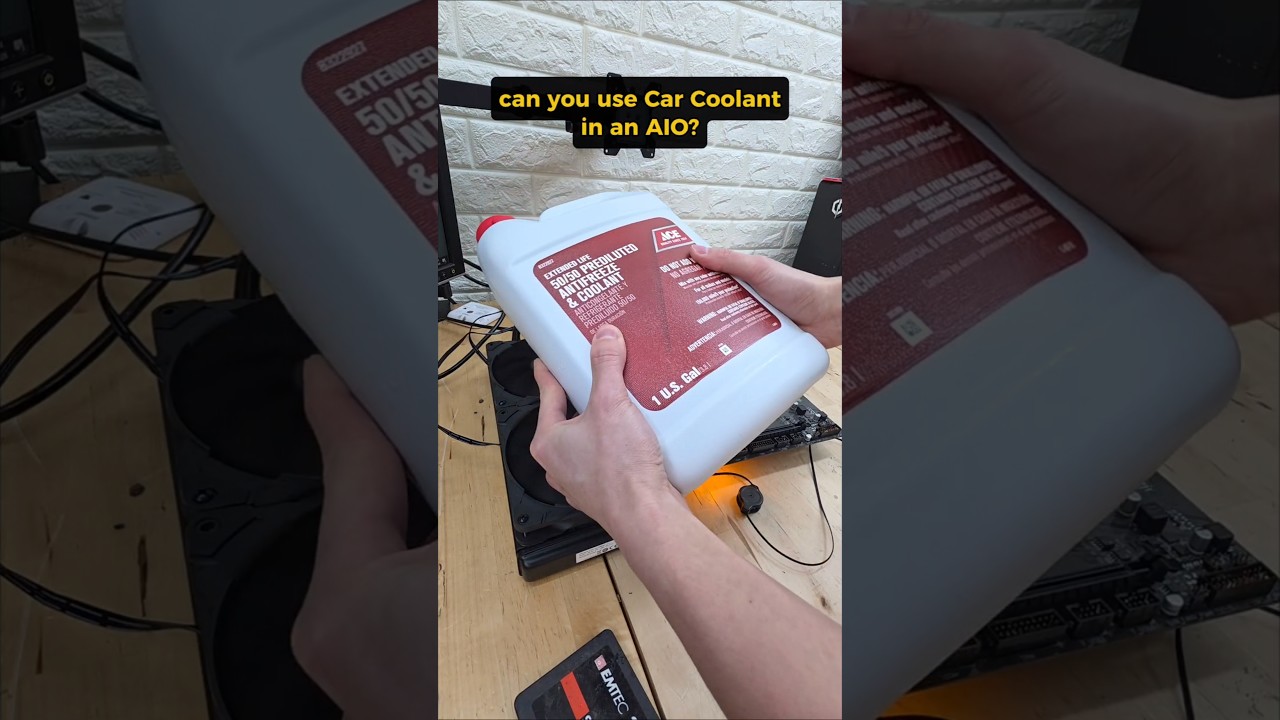 can you use Car Coolant inside your PC's AIO?