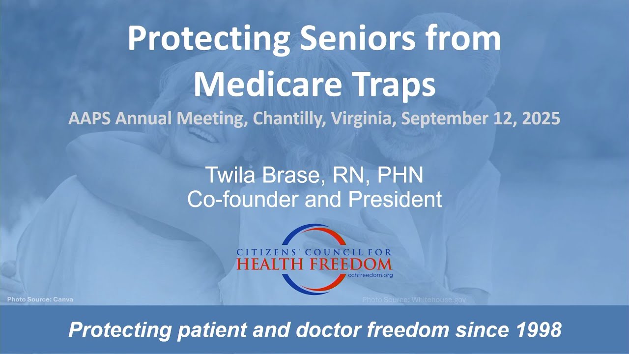 Protecting Seniors from Medicare Traps - Twila Brase