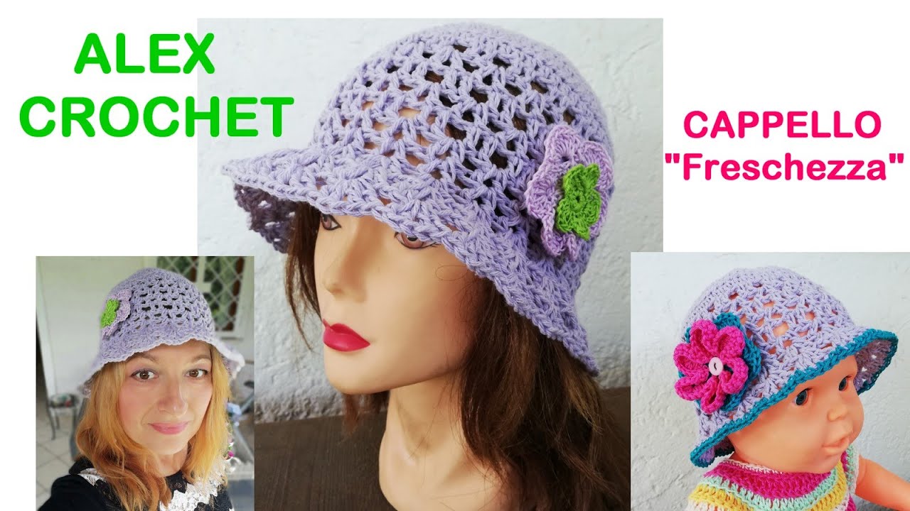 TUTORIAL CAPPELLO UNCINETTO 