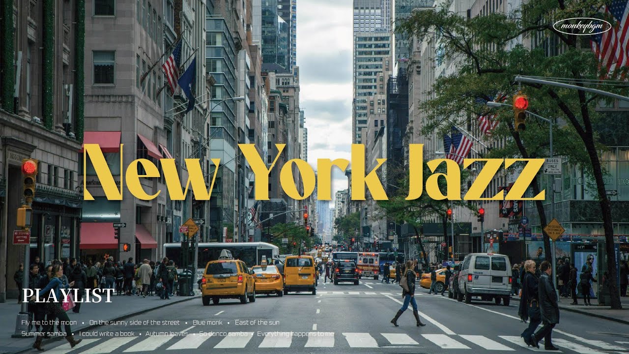 [Playlist]  나 hoxy 뉴욕에서 출근중? 신나는 출퇴근 Jazz😎(중간광고없음❌) fresh & soft jazz Music