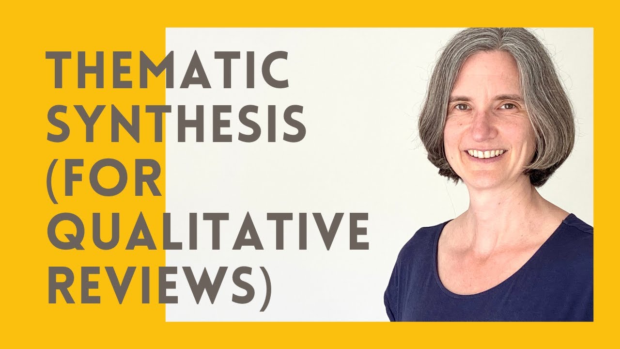Thematic synthesis (how to for qualitative literature reviews)