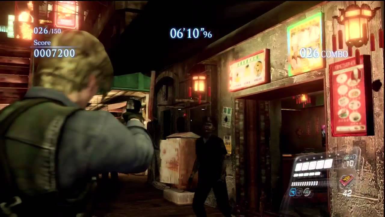 Resident Evil 6 - Наёмники - Леон соло - S-ранг