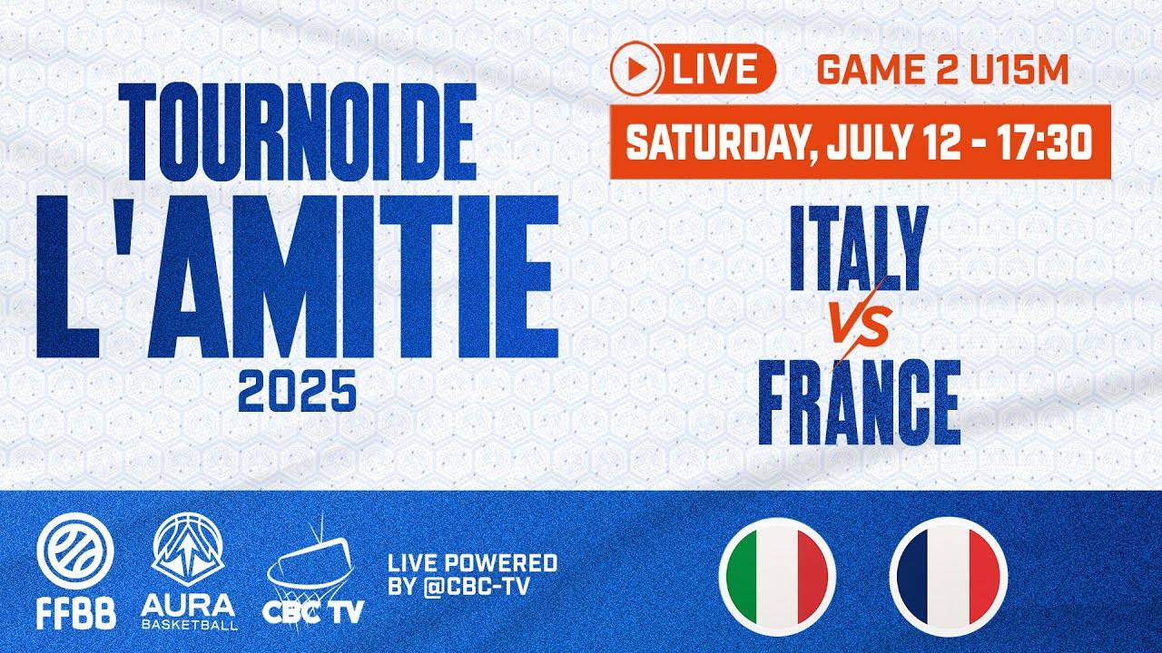 ITALY - EDF | U15M | Tournoi de l'Amitié 2025 | Livestream