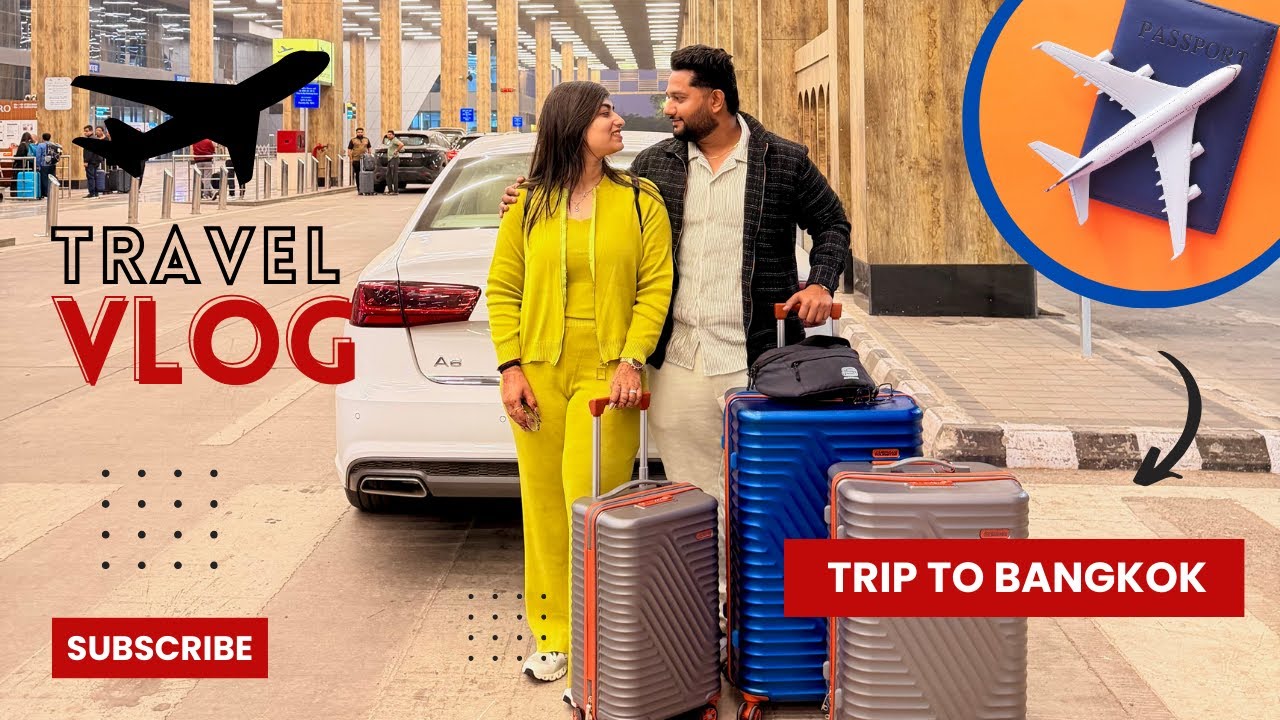 Flying from Surat to Bangkok | Travel Vlog ✈️ 