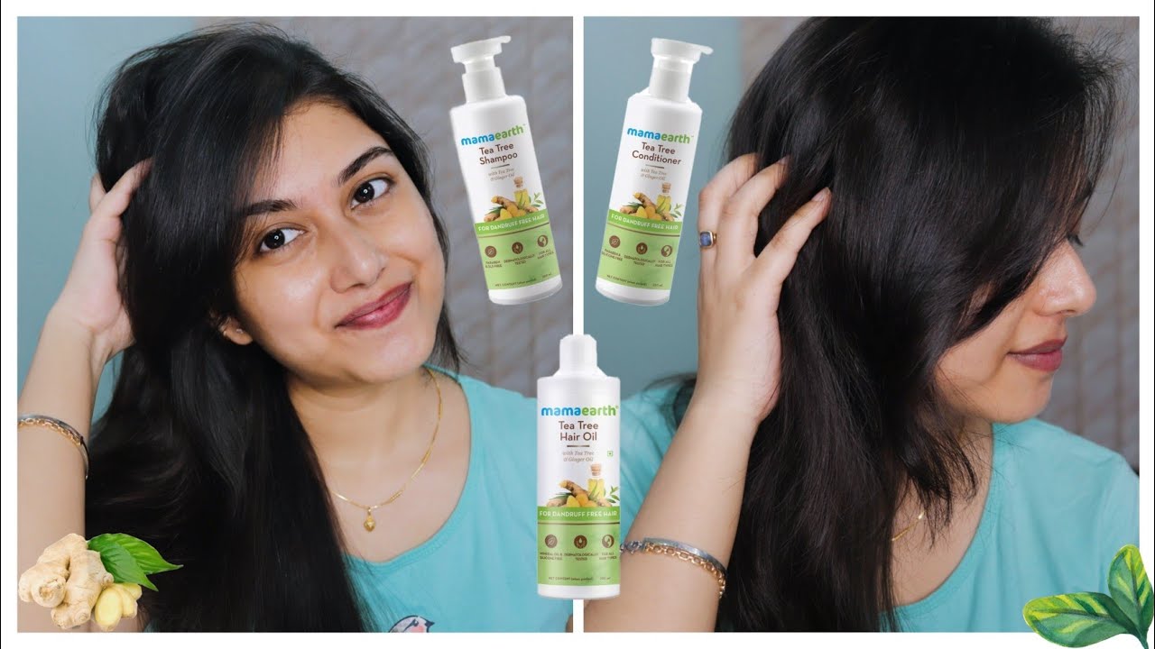 Get Dandruff Free Hair With MamaEarth Tea Tree Hair Care Range | Honest Review | Arpita Ghoshal