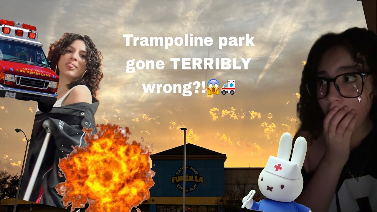 BS SISTERS Visit a TRAMPOLINE PARK **INJURED🩸** 