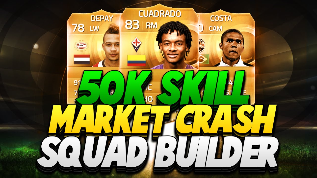 FIFA 15 Ultimate Team 50K TOTY Market Crash Hybrid Squad Builder 4 League inc BPL & Serie A FUT 15