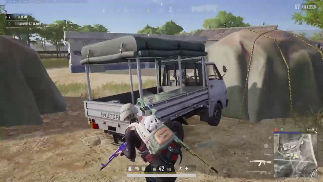 Ein Mann eine Waffe, DIE VERNICHTUNG ~ 11 Kill Win - PUBG auf Xbox