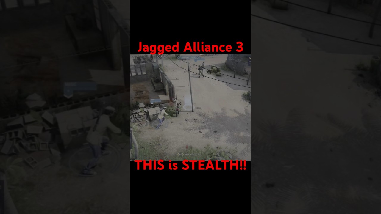 Now THIS is STEALTH!! Jagged Alliance 3