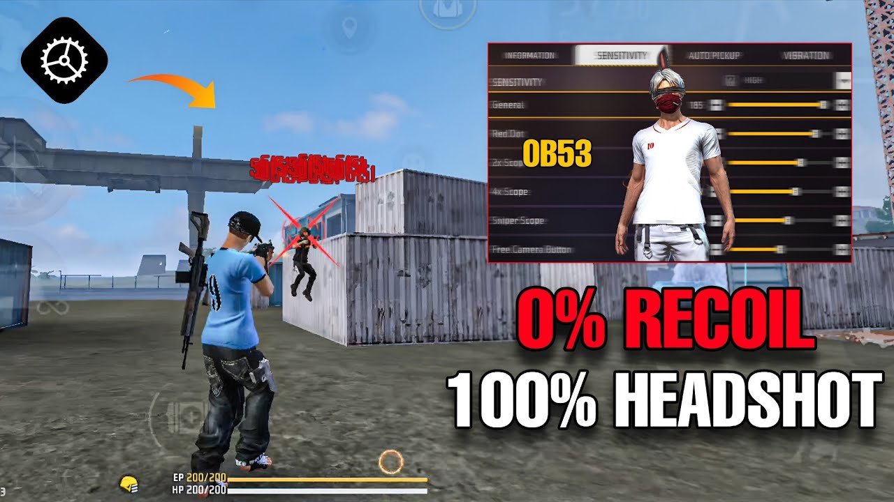 Free Fire Headshot setting 2026 ⚡️ Best Sensitivity Settings ⚙️| Sensitivity + HudSettings Free Fire