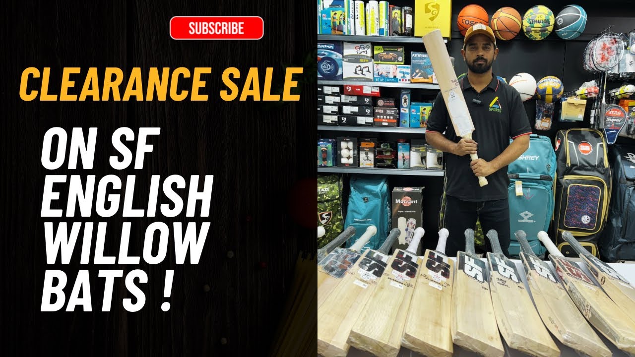 Clearance Sale on SF English Willow Bats | Ai Sports Delhi | +919667010575/8287417792