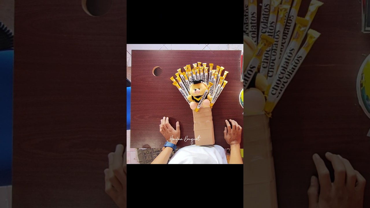 Tutorial buket wisuda #shorts