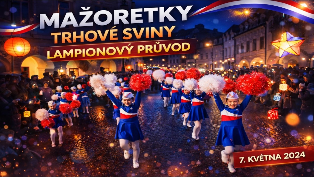 Mažoretky Trhové Sviny 7.5. 2024