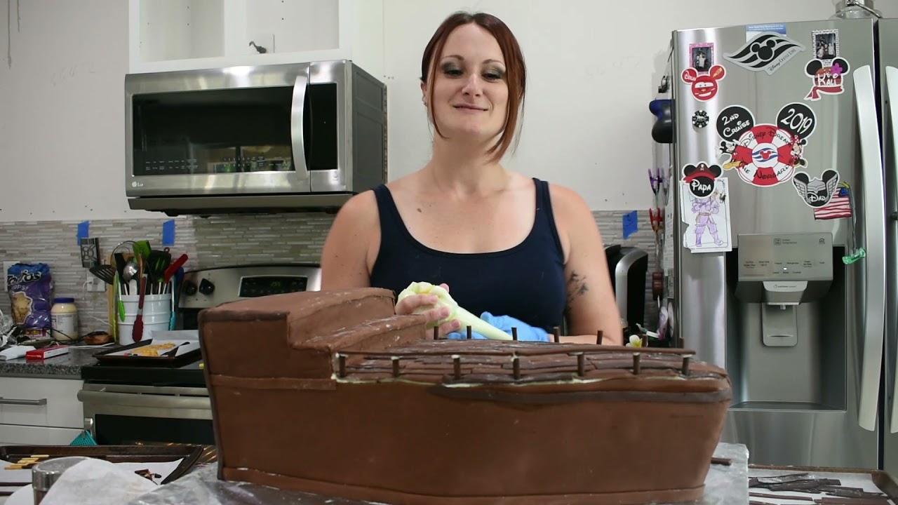 Pirate Ship cake how to