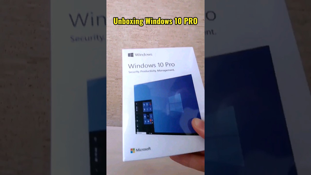 🫣Unboxing Windows 10 Pro Official Licensed Product USB Version😅 First time ever