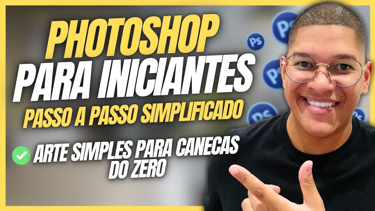 Como criar ARTES para CANECAS no photoshop do zero! PASSO A PASSO para Inciantes